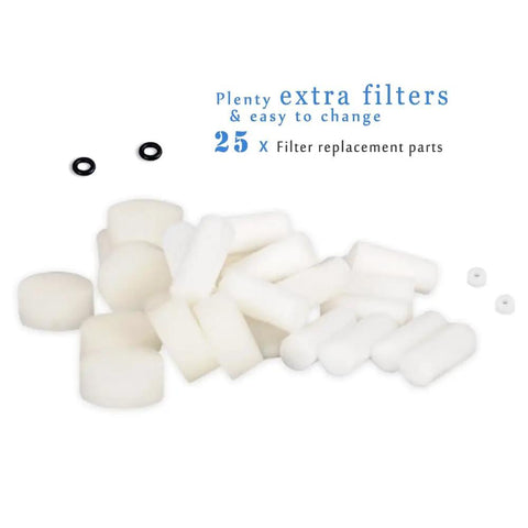 25 replacement filters for Heavy Duty High Pressure Air Compressor Filter Dryer For Rifles And Air Guns 4500 PSI