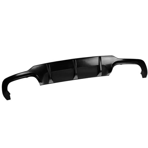 Rear Bumper Diffuser For 2012 2014 Mercedes C Class C204 W204 Unpainted Black ABS Plastic Splitter Valance Underbody Bumper Fascia Add On