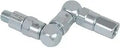 Zinc Plated Steel Z Swivel With Leather Packings One Quarter Inch NPT Female To One Quarter Inch NPT Male Built To Last For Hydraulics And Air Lines With Smooth Leak Free Movement