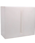 33 Gallon Food Grade LLDPE RV Water Holding Tank For Camping And Trailers, heavy duty and impact resistant, white square design.