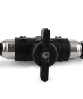 Three Eighths Inch OD Pneumatic Ball Valve Push To Connect Air Flow Control Valve With Quick Lock No Tools Needed For Easy Tubing