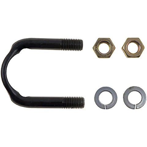 Jeep Universal Joint U-Bolt Kit Fits Gladiator 1963 1967 Replacement Built For Off Road Tough Steel For CJ3 CJ5 CJ6 CJ7 Cherokee DJ Dispatcher J-100 Easy Install black U-bolt kit with nuts and washers