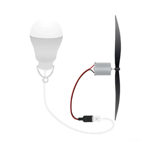 Wind Turbine Generator Kit With USB Lighting For Hands On Learning, Durable ABS And Metal Build, Interactive Educational Activity