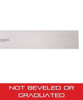 Shop Ready Precision Steel Straight Edge 12 Inch With Regular Finish Not Beveled Or Graduated 11/64 Inch Thick And 1-13/32 Inch Wide Plus Or Minus 0.0002 Inch Per Foot Accuracy Pro Grade Layout Tool For Quick Readouts showing unmarked surface