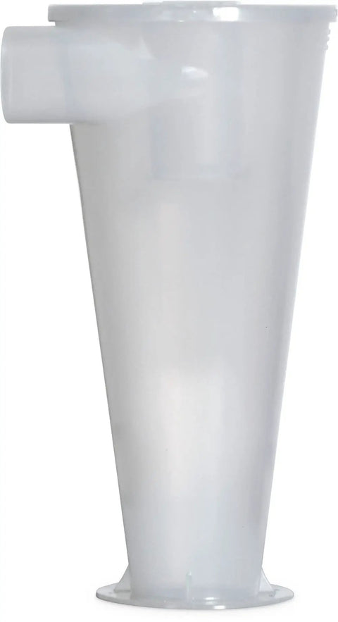 Clear plastic cyclone separator attachment for Total Game Changer DIY Cyclone Separator Kit For Wet And Dry Shop Vacs With Universal Adapter Set That Knocks Out Ninety Nine Percent Of Fine Sawdust Keeps Filters Fresh And Maintains Killer Suction All Day Long Clear View Window.