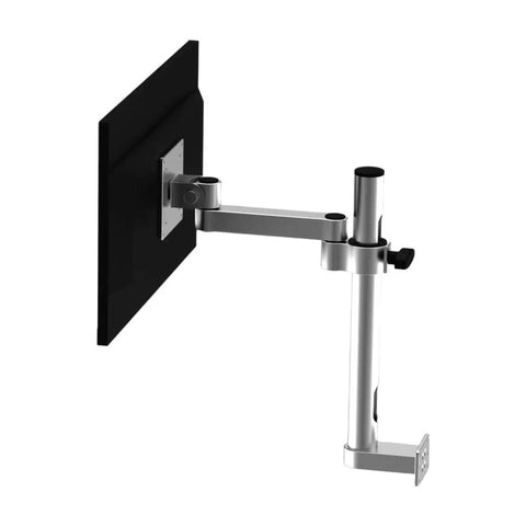 Premium Heavy Duty Computer Monitor Mount Featuring Flexible Mechanical Arm For No Sweat Wall Or Desk Setup Straight Shooter Reliability with sleek design.