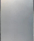 Massive Capacity Full Size Upright Freezer With Clear Tempered Glass Door And Sleek External Control Panel front view, sleek stainless steel finish.