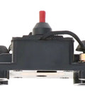 Front view of Type III 150A Flush Mount Circuit Breaker With Waterproof Sealed Housing Built For Boats And Trucks Ready To Roll Ignition Protected SAE J1171 Compliant 1 Piece Heavy Duty High Amperage.