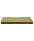 Heavy Duty Gauge Block Set Featuring Eight Hardened Tool Steel Setup Bars Spanning 125 To 500 Mm storage case with a smooth finish.