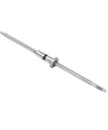 High Performance Double Nut C5 Machined Ball Screw Kit With Cold Rolled RM2505 Precision Ballscrew 2500 Mm Range close-up view.