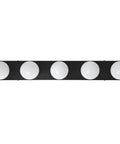 Matte Black Five Light Vanity Fixture Dimmable Bathroom Vanity Light For Makeup Area Dope Sleek Modern Horizontal Or Vertical Mount 30 Inch Wide Uses Five 60W Bulbs For An Epic Bathroom Vibe