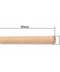 Wood Dowel Kit With Round Grooved Fluted Dowels And Drilling Jig, smooth 6x40mm wooden pin for DIY crafts, furniture building