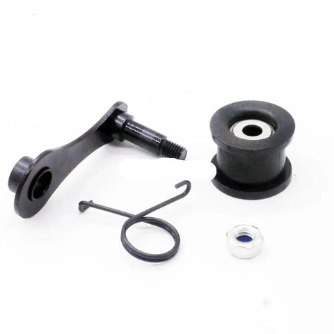 Upgrade Your Ride With A Heavy Duty Chain Tensioner Spring Roller Slider Guide Adjuster Pulley Kit For Moto Atv And Dirt Bike To Reduce Chain Slack And Side Slap While Smoothing Out Your Final Drive System, black steel core nylon roller parts