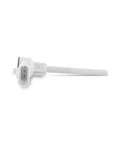 Engine Coolant Level Sensor for Peterbilt 579 and Kenworth T680 T880 Trucks, side view of white sensor with connector head.