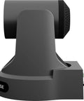 Five Pro PTZ Cameras Built Fresh For Hella Smooth Remote Meetings With Dynamic 30X Optical Zoom Side view of a black PTZ camera on a mount.