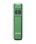 Tracer 1000 Lumens Ultra Slim EDC Flashlight Forest Green front view with buttons and brand logo. Pocket-friendly design.