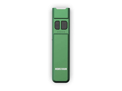 Tracer 1000 Lumens Ultra Slim EDC Flashlight Forest Green front view with buttons and brand logo. Pocket-friendly design.