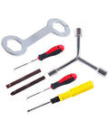 Heavy Duty Three Way Hex Socket Wrench For 8Mm 10Mm And 12Mm Fasteners includes various tools for washing machine repairs.