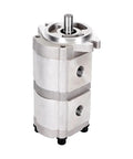 Beefed Up Dual Stage Hydraulic Gear Pump Clockwise Rotary 14.3/10.9 GPM High Pressure Up To 3000 PSI For Industrial Use