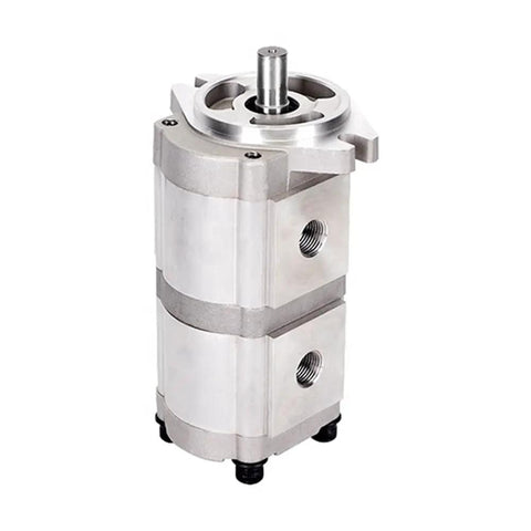 Beefed Up Dual Stage Hydraulic Gear Pump Clockwise Rotary 14.3/10.9 GPM High Pressure Up To 3000 PSI For Industrial Use
