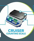 Cruiser Cct Bench Counting Scales With 35 Pound Capacity And 0.001 Pound Readability For Precise Batch Counting Pro Grade Weighing Scale Built For Pros And Backed By UK Design And US Support, showing scale with features.