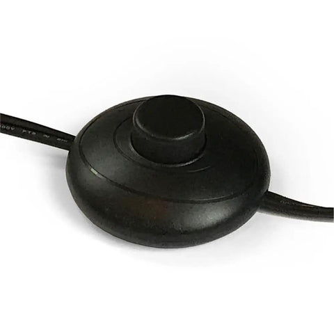 Foot switch for Dope Arc Floor Lamp With Glass Shade In Blackened Bronze And White Milk Glass Modern Standing Lamp