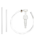 Grease Monkey Approved 4 CC Fluid Pump For Quart Bottles With Flexible Hose For Quick Gear Transmission And Differential Oil Transfer Slick Automotive Hand Dispenser, includes pump and clear hose.