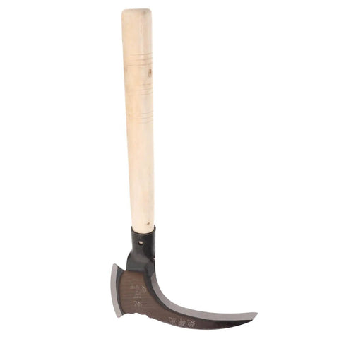 Manganese Weeding Sickle Multi Functional Detachable Handle Garden Tool For Grass Cutting And Harvesting Ergonomic Design