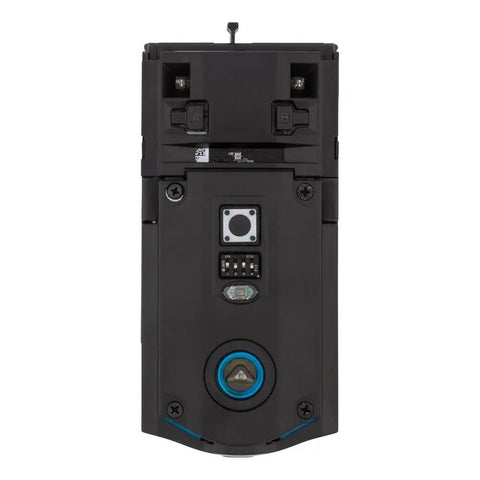 Back view of 620 Z-Wave Smart Lock Deadbolt With Keyless Entry And Illuminated Keypad showing electronic components
