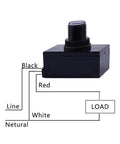 Outdoor No Fuss Dusk To Dawn Light Sensor Switch With Auto On Off 5A Photoelectric Control diagram showing wiring connections.