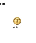 400 Pcs 1mm Solid Brass Bearing Balls G200 Precision Spheres For Machinery Automotive And DIY Gear Projects Made From H62 Brass With Solid Wear And Corrosion Resistance Ideal For Bearings Balancing Prototyping And Crafting, 1mm brass ball