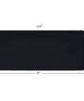 Gigantus V2 XXL Cloth Gaming Mouse Pad With Thick High Density Foam And Non Slip Base Classic Black Built For Gamer Grade Pixel Precise Tracking And Ultra Smooth Micro Weave Glide, 37" x 16.14" dimensions