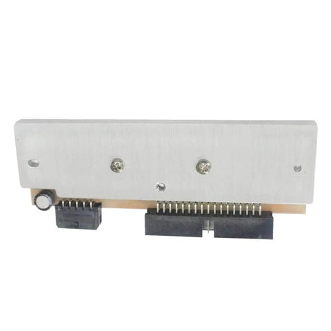 Genuine Style 203dpi Thermal Printhead Replacement For 110PAX4 Barcode Label Printer with silver metallic finish and connectors.