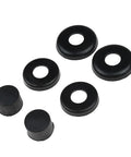 Skateboard Truck Rebuild Kit With Polyurethane Bushings Washers Pivot Cups And Shock Absorbers For 7 Inch Brackets in black