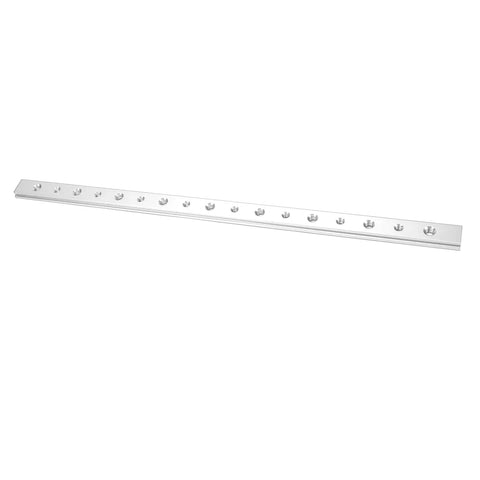 450mm Aluminum Miter Track T Slot Jig For Woodworking Workbenches DIY Upgrades With Anodized Surface Universal Fit on white background