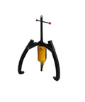 Rock Solid Portable Hydraulic Ram Wheel Puller With Pump And One Piece Stainless Steel Bearing Extractor And Splitter Gear front view image for auto repair