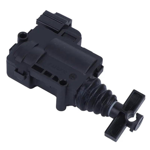 Top Shelf Rear Tail Gate Latch Lock Actuator Replacement, durable black plastic cargo door mechanism.