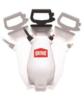 1 Gallon Tank Sprayer With Adjustable Spray Tip For Lawn Care And Garden Spraying Portable White Plastic Handheld Sprayer Perfect For Pesticides Herbicides And Fertilizers showing adjustable handle position.