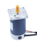 DC 12V And 24V Permanent Magnet Motor Paired With High Speed Worm Gear Reducer 120 Watts 1800 RPM motor with yellow shaft
