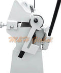 Side view of 6 Foot Pan And Box Brake Bender For 12 Gauge Metal Working, Bends From 0 To 135 Degrees, showing lever mechanism.