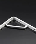 Heavy Duty Aluminum Triangle Shelf Brackets Set Of 2 With Rounded Corner Design For Wall Mounted Shelves And Benches Safe Anti Rust Build To Last Load Bearing Space Saving DIY Ready To Install