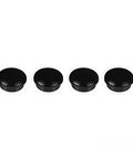 Rock Solid Lexan End Caps For 18 Mm Rc Tools Upgrade Kit protects honeycomb tips, 4 black caps shown