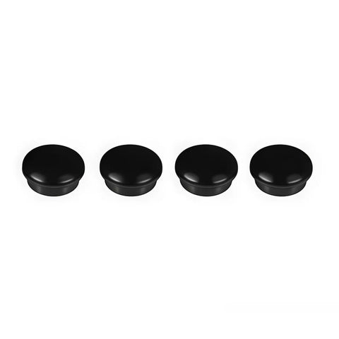 Rock Solid Lexan End Caps For 18 Mm Rc Tools Upgrade Kit protects honeycomb tips, 4 black caps shown