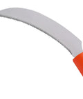 Orange Handled 4.3 Inch Serrated Stainless Steel Blade Harvest Sickle For Easy Herbs And Greens Cutting Delicate Crops No Fuss Grip