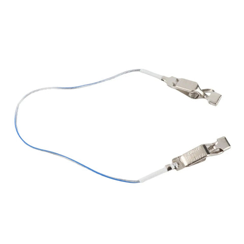 Stainless Steel Fencing Head Wire Clamp For Foil And Saber Equipment With Conductive Wire Design And Precise Connection Stable Hold For Competition Training And Replacement Gear
