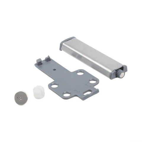 Push To Open Cabinet Catch With Soft Close Magnetic Latch And Damper, stainless steel parts for kitchen and wardrobe spaces