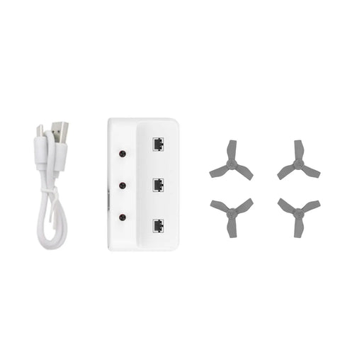 VR70 FPV Drone Spare Parts Accessory Kit Includes 4 Propellers USB Charger Charging Case And Receiver Cable For Easy Repairs And Get You Back In The Air Fast