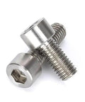 TC4 Titanium Cup Head Hex Socket Screws M24 Metric Industrial Hardware showing two screws with hex sockets for robust assembly.