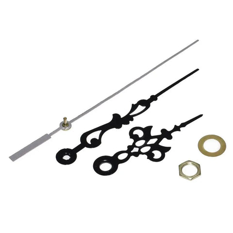 HQ3268 Quartz Wall Clock Movement Mechanism For DIY Repair Parts Kit with red and black clock hands on white background