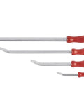 4 Piece Pry Bar Set With I Beam Design Delivers Up To 40 Percent More Prying Strength, Hammer Ready Strike Cap, All Metal Core